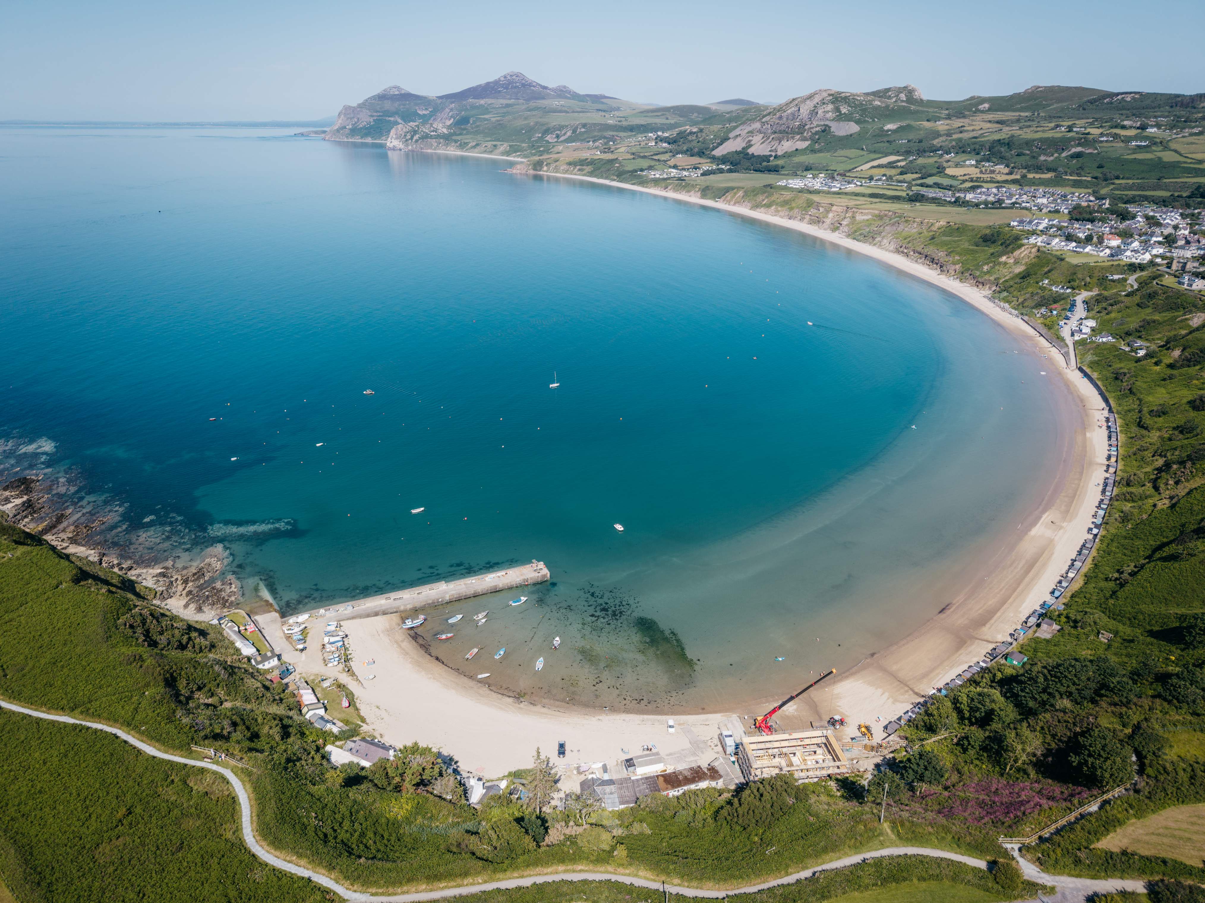 Morlais, Nefyn - Beach House Drone photos