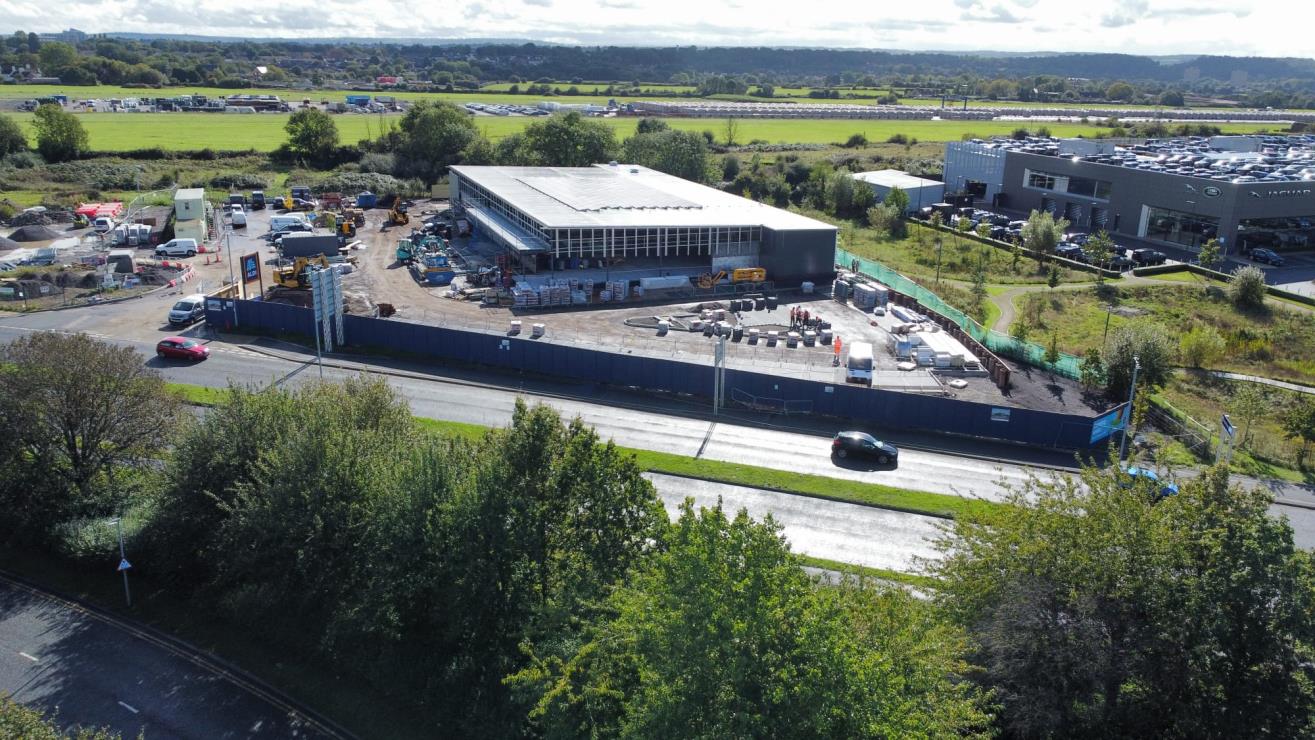 ALDI Cribbs Causeway   Weekly Progress Report W.E. 27.09